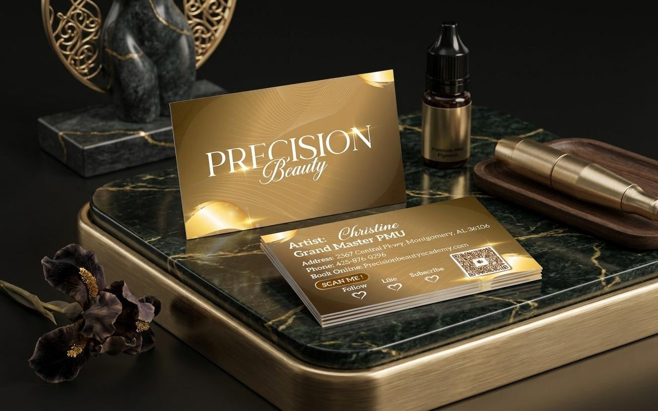 Actual Customers w Customized Business Cards | Premium 3.5" × 2" Business Cards | Personalized Design & Printing