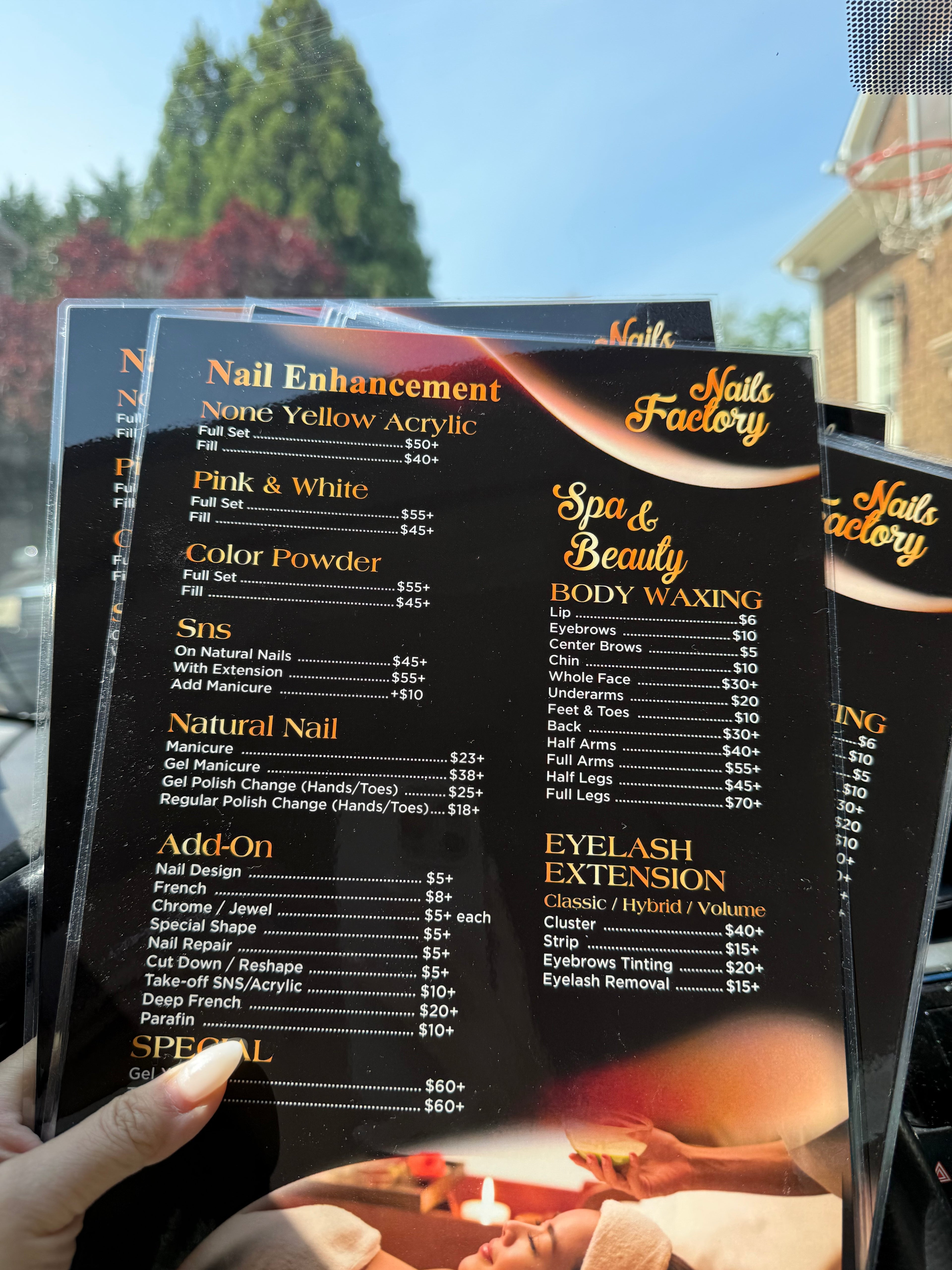 Laminated Menu 8.5in x 11in | Full color 2 sides