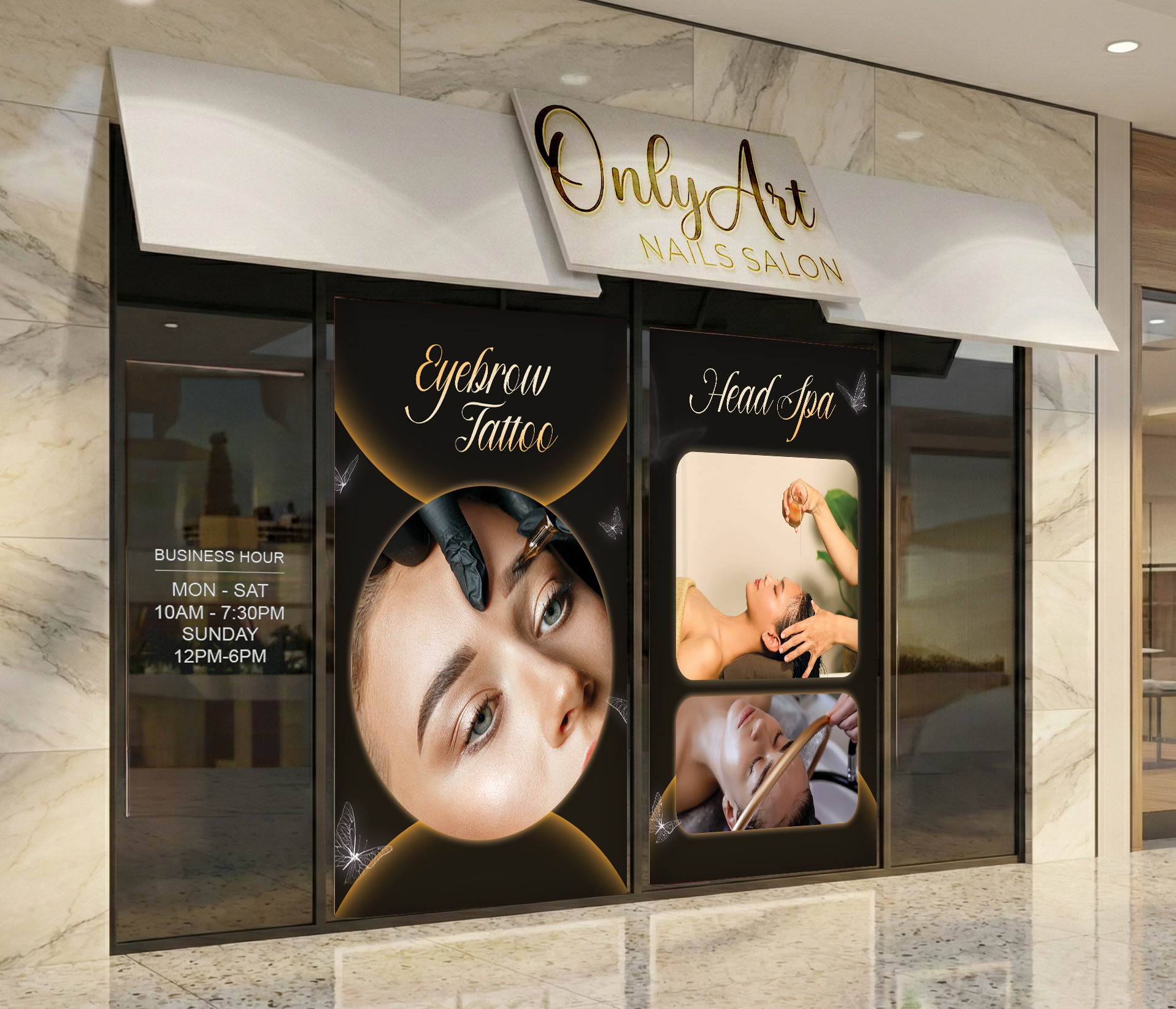008 - Golden Butterfly Salon